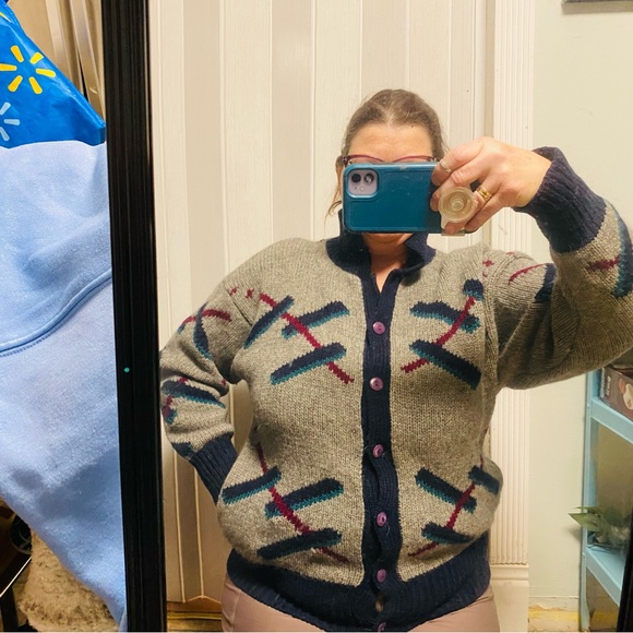 Vintage wool blend Spanner Sweater - Picture 8 of 9